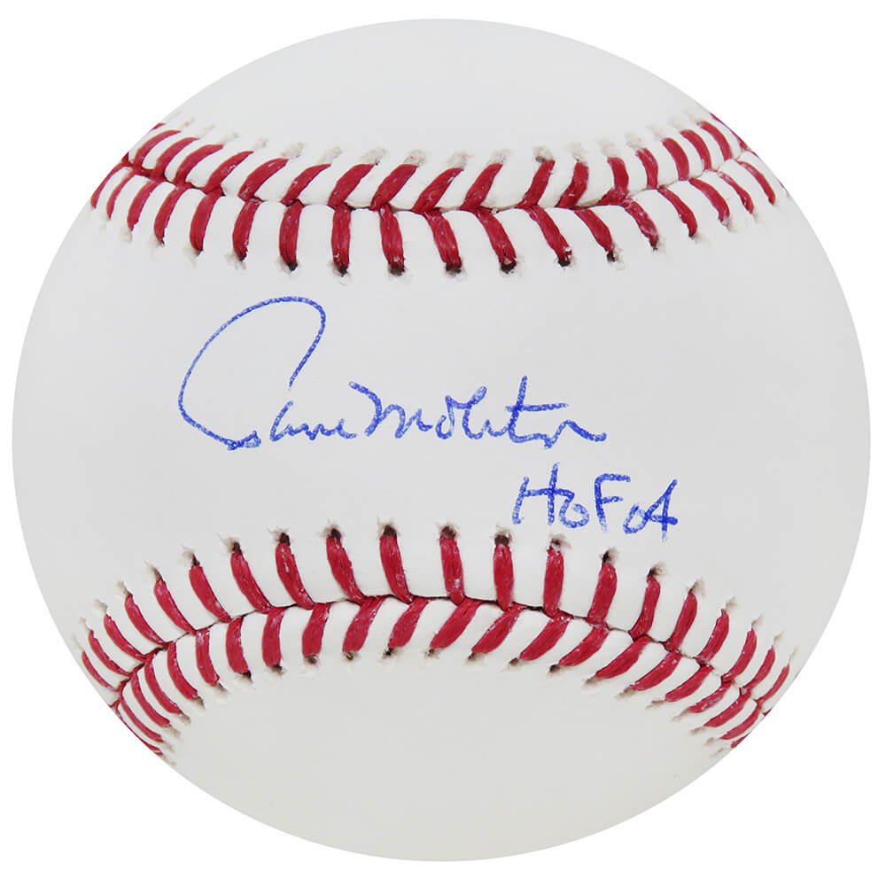 Paul Molitor Signed Rawlings Official MLB Baseball w/HOF'04