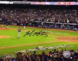 Mike Montgomery Signed Chicago Cubs 2016 World Series Final Out 8x10 Photo