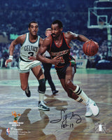 Sidney Moncrief Signed Milwaukee Bucks Action 8x10 Photo w/HOF'19