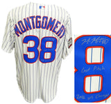 Mike Montgomery Signed Chicago Cubs White Pinstripe 2016 World Series Patch Majestic Jersey w/Last Pitch, 16 WS Champs