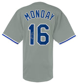 Rick Monday Signed Grey Custom Baseball Jersey