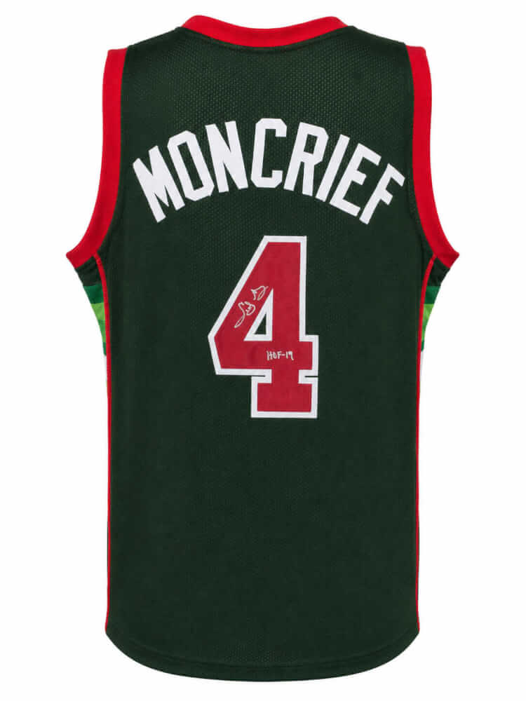 Sidney Moncrief Signed Green Throwback Custom Basketball Jersey w/HOF'19