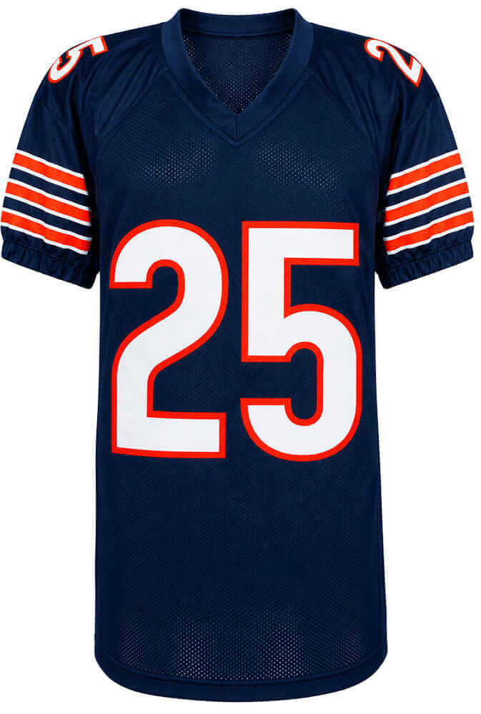 Kyle Monangai Signed Navy Custom Football Jersey - (JSA)