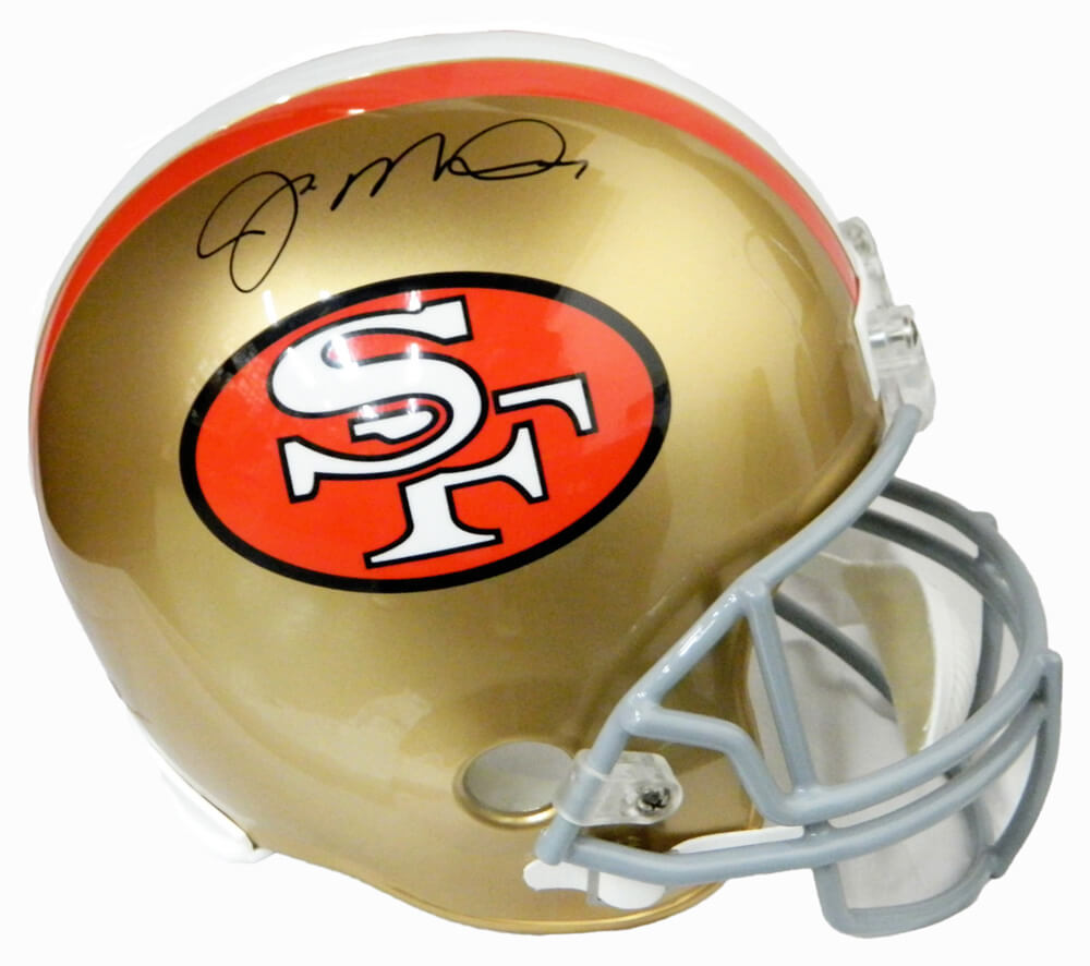 Joe Montana Signed 49ers Riddell Full Size Replica Helmet