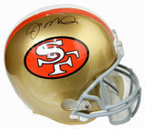 Joe Montana Signed 49ers Riddell Full Size Replica Helmet