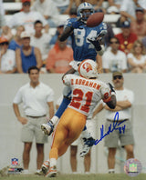 Herman Moore Signed Detroit Lions Jumping Catch vs. Bucs 8x10 Photo