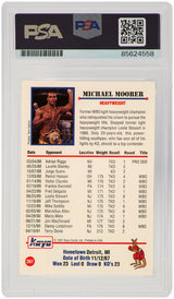 Michael Moorer Signed 1991 Kayo Boxing Card #207 w/3x Champ - (PSA Encapsulated)