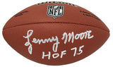 Lenny Moore Signed Wilson Limited Full Size NFL Football w/HOF'75