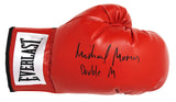 Michael Moorer Signed Everlast Red Boxing Glove w/Double M