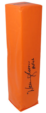 Warren Moon Signed Orange Endzone Football Pylon w/HOF'06