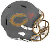 D.J. (DJ) Moore Signed Chicago Bears SLATE Riddell Full Size Speed Replica Helmet