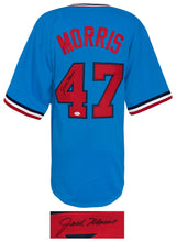Jack Morris Signed Grey Custom Baseball Jersey - (JSA)