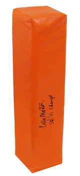 Craig Morton Signed Orange Endzone Pylon w/SB VI Champs