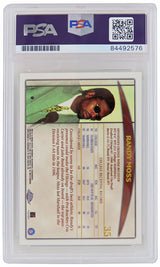 Randy Moss Signed Vikings 1998 Topps Chrome Rookie Card #35 (PSA/DNA Encapsulated - Auto Grade 10)