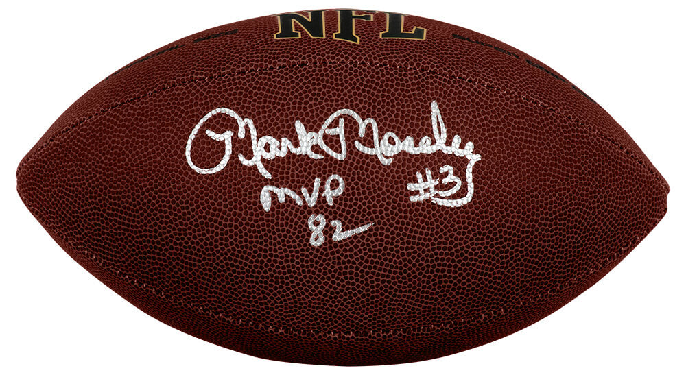 Mark Moseley Signed Wilson Super Grip Full Size NFL Football w/MVP'82