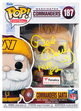 Mark Moseley Signed Washington Commanders SANTA Funko Pop Doll #187 w/MVP'82