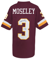 Mark Moseley Signed Maroon Throwback Custom Football Jersey w/MVP'82