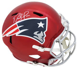 Randy Moss Signed New England Patriots FLASH Riddell Full Size Speed Replica Helmet
