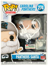 Muhsin Muhammad Signed Carolina Panthers SANTA Funko Pop Doll #274
