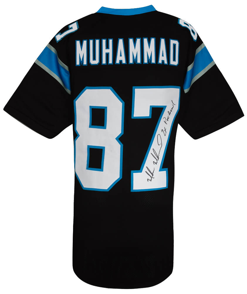 Muhsin Muhammad Signed Black Custom Football Jersey w/2x Pro Bowl