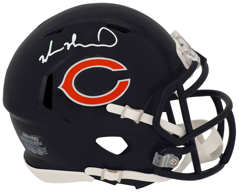 Muhsin Muhammad Signed Chicago Bears Riddell Speed Mini Helmet