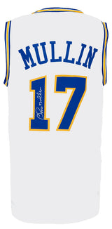 Chris Mullin Signed White Custom Basketball Jersey