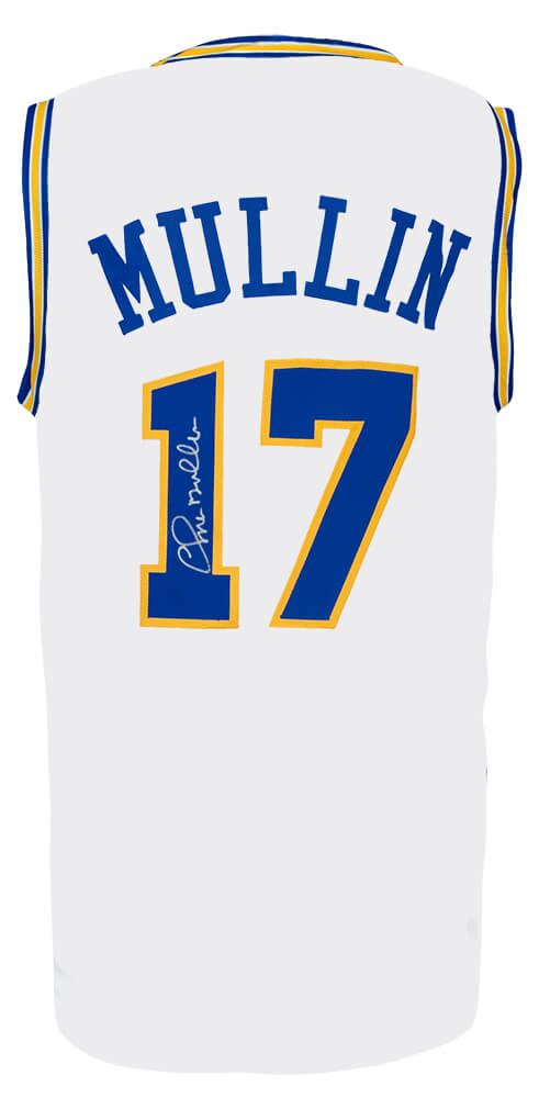Chris Mullin Signed White Custom Basketball Jersey
