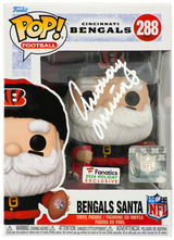 Anthony Munoz Signed Cincinnati Bengals SANTA Funko Pop Doll #288