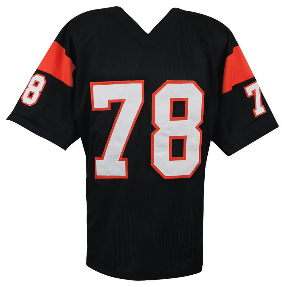 Anthony Munoz Signed Black Throwback Custom Jersey