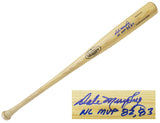 Dale Murphy Signed Louisville Slugger Blonde Baseball Bat w/82, 83 NL MVP