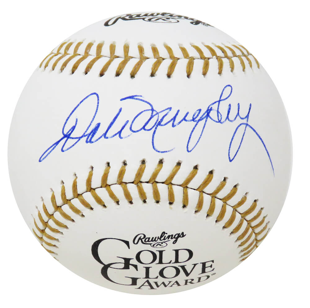 Dale Murphy Signed Rawlings Gold Glove Logo MLB Baseball