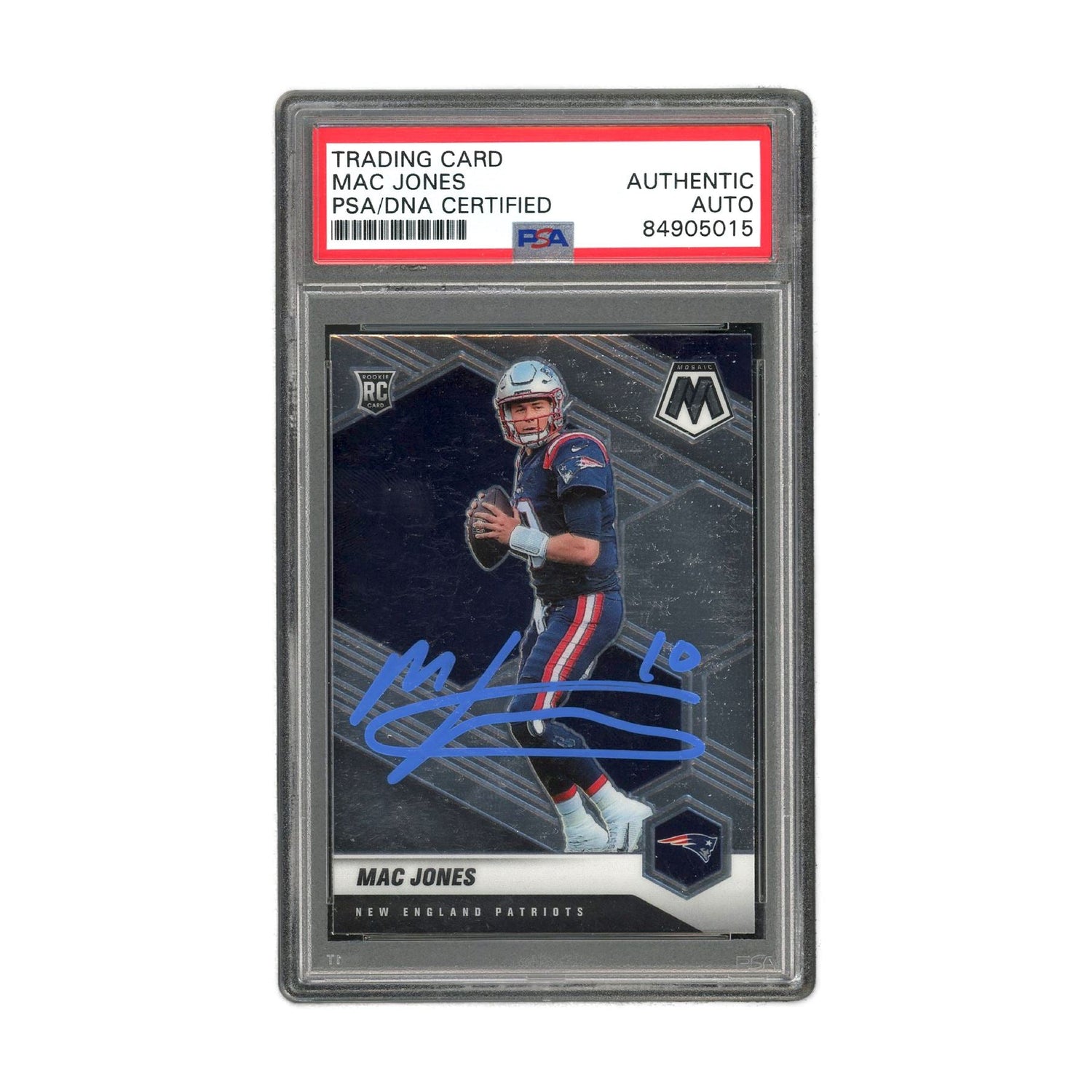 Mac Jones Signed PSA/DNA Authentic Auto New England Patriots RC NFL