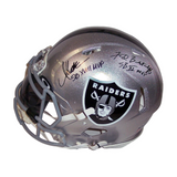 Marcus Allen Fred Biletnikoff Signed Authentic Full Size Oakland Raiders NFL SB MVP