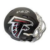 Michael Penix Jr Signed Authentic Atlanta Falcons Mini Helmet NFL