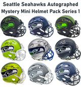 Seattle Seahawks Autographed Mystery Mini Helmet Pack Series 1 (Prize Redemptions: 1 in 10 Packs)