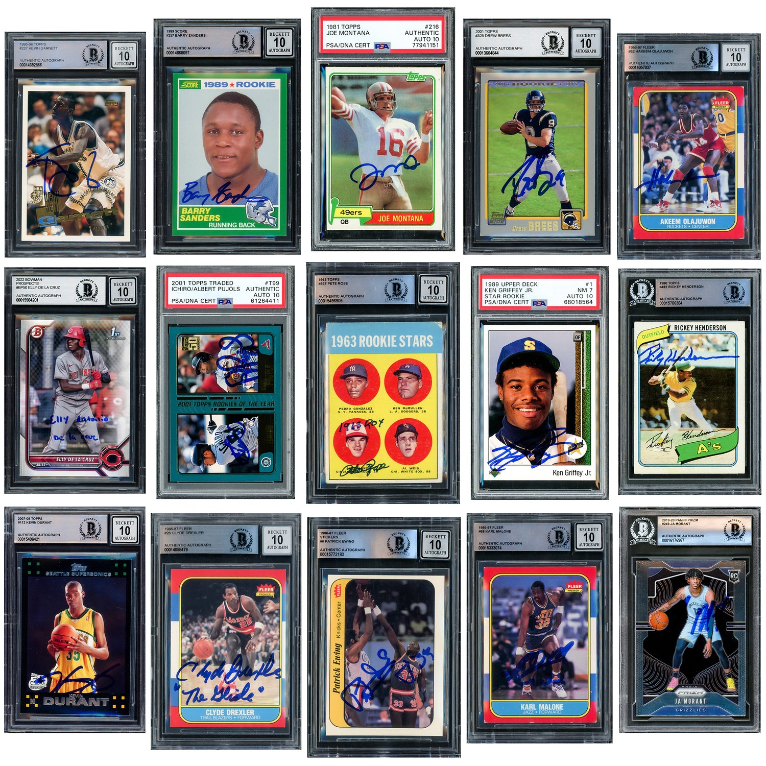 Mystery Autographed Rookie Card Pack (1 Card per Pack - Chase the Tom Brady!)