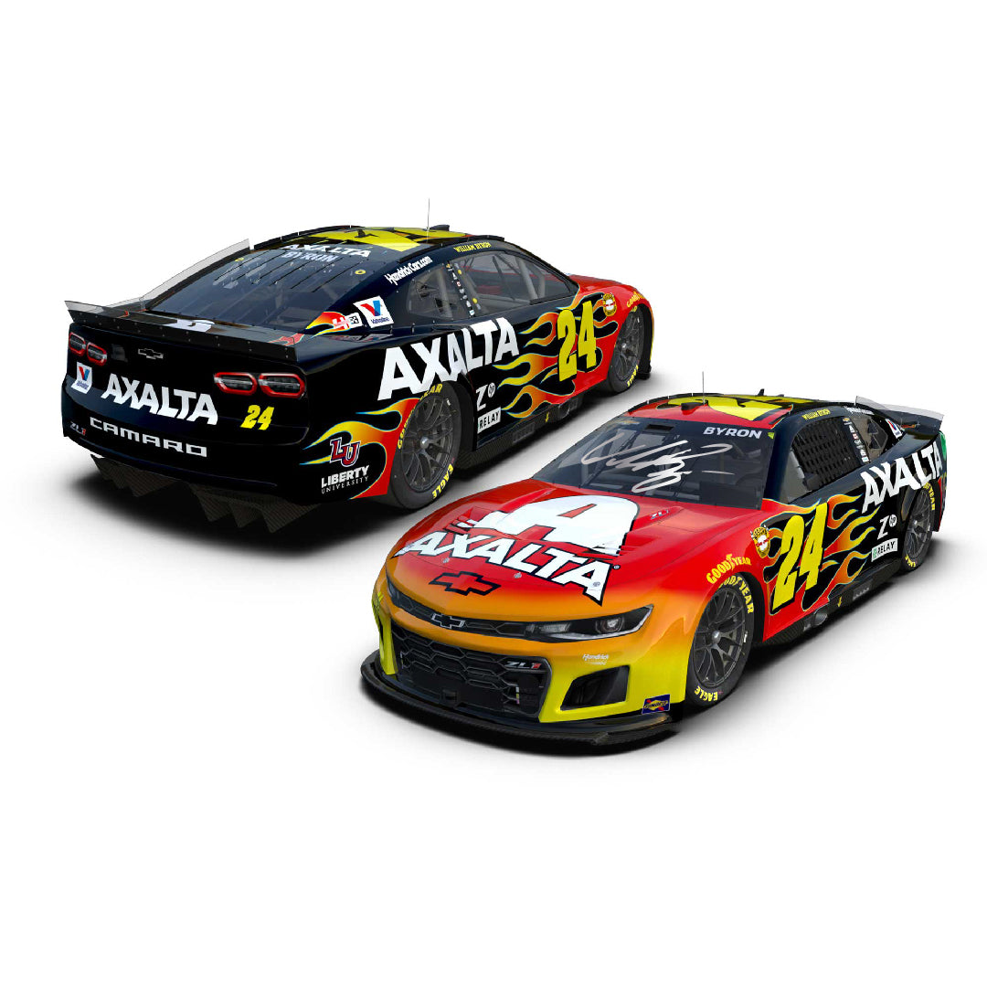 PRE-ORDER William Byron Signed 2024 Axalta Throwback 1:24 Diecast (PA)