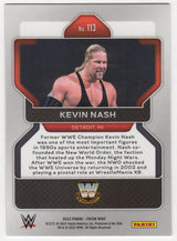 Kevin Nash Signed 2022 Panini Prizm WWE Wrestling Card #113