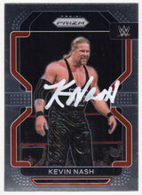 Kevin Nash Signed 2022 Panini Prizm WWE Wrestling Card #113