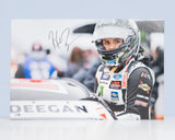 Hailie Deegan Signed 20x30 Klutch Vodka NASCAR Photo on Canvas (Deegan COA)