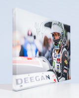 Hailie Deegan Signed 20x30 Klutch Vodka NASCAR Photo on Canvas (Deegan COA)
