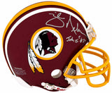 Mike Nelms Signed Washington Throwback Riddell (VSR4) Mini Helmet