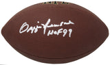 Ozzie Newsome Signed Wilson Super Grip Full Size NFL Football w/HOF'99
