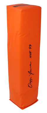 Ozzie Newsome Signed Orange Endzone Football Pylon w/HOF'99