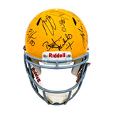 Riddell Full Size Helmet Signed by 14 NFL Stars Tua Kittle Bret Michaels COA