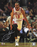 Joakim Noah Signed Chicago Bulls Running Action 8x10 Photo