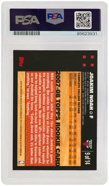 Joakim Noah Signed Bulls Topps Rookie Basketball Trading Card #9 - (PSA Encapsulated)