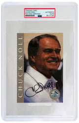 Chuck Noll Signed Pro Football Hall of Fame Signature Series 4x6 Card - (PSA Encapsulated)