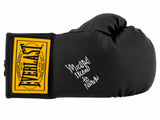 Michael Nunn Signed Everlast Black Full Size Boxing Glove w/Second To Nunn