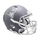 New England Patriots SLATE Full Size Replica Football Helmet NFL